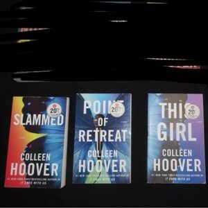 Colleen Hoover Book Set - Slammed, Point of Retreat, This Girl